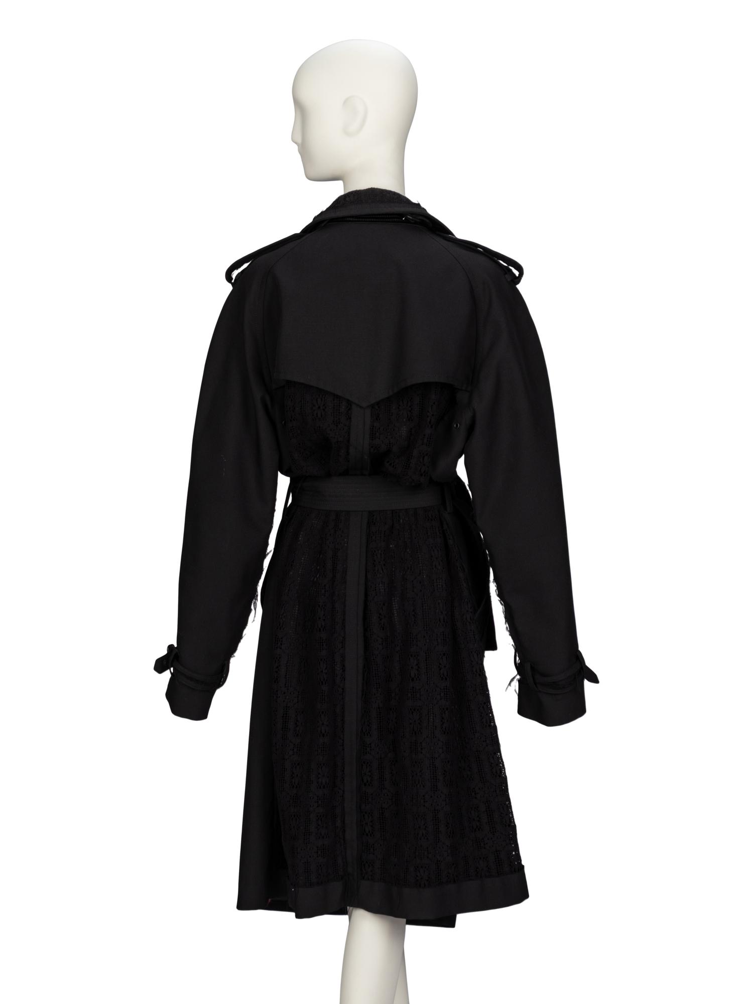 Maison Margiela, Lace-Embellished Trench Coat
