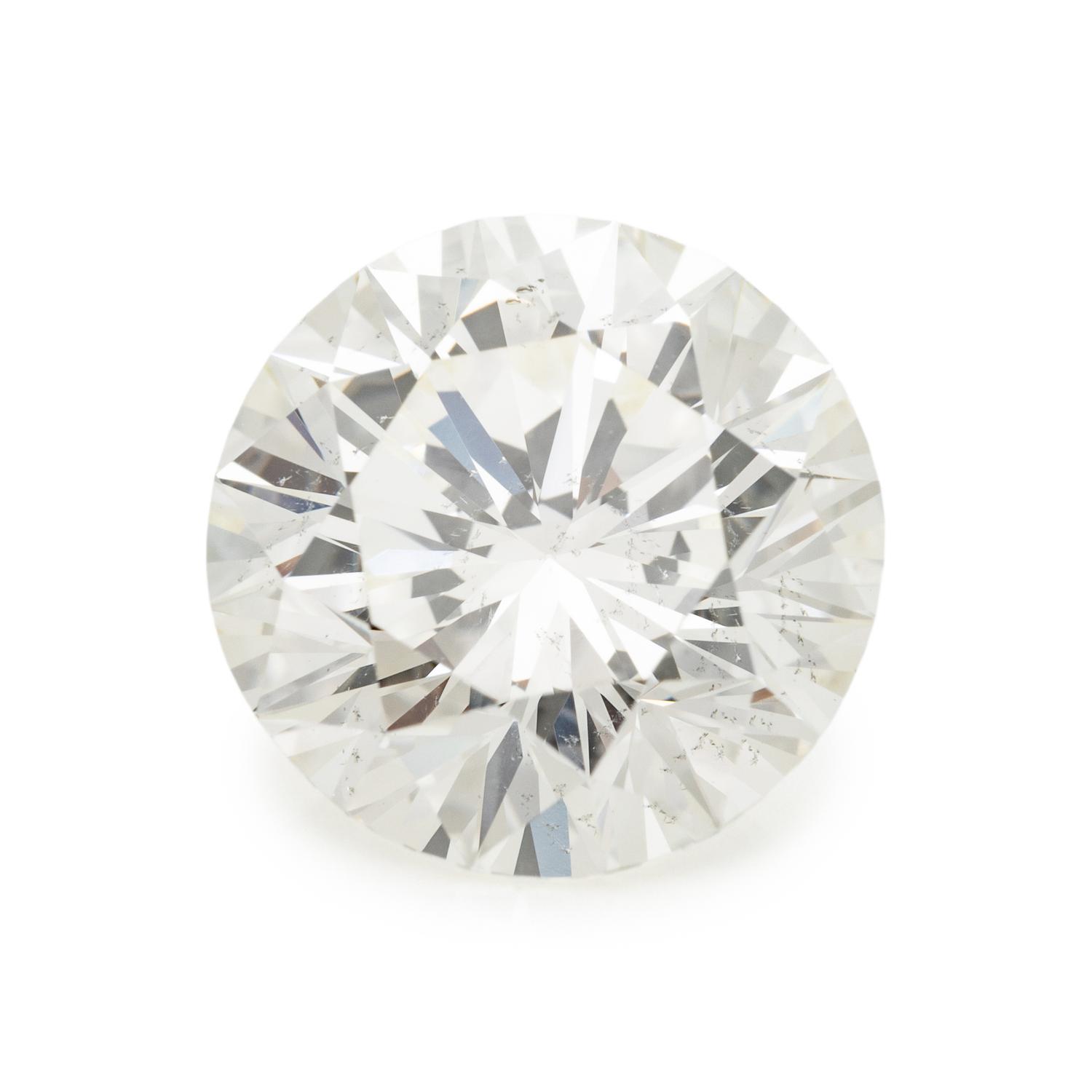 3.19 CARAT ROUND BRILLIANT CUT DIAMOND
