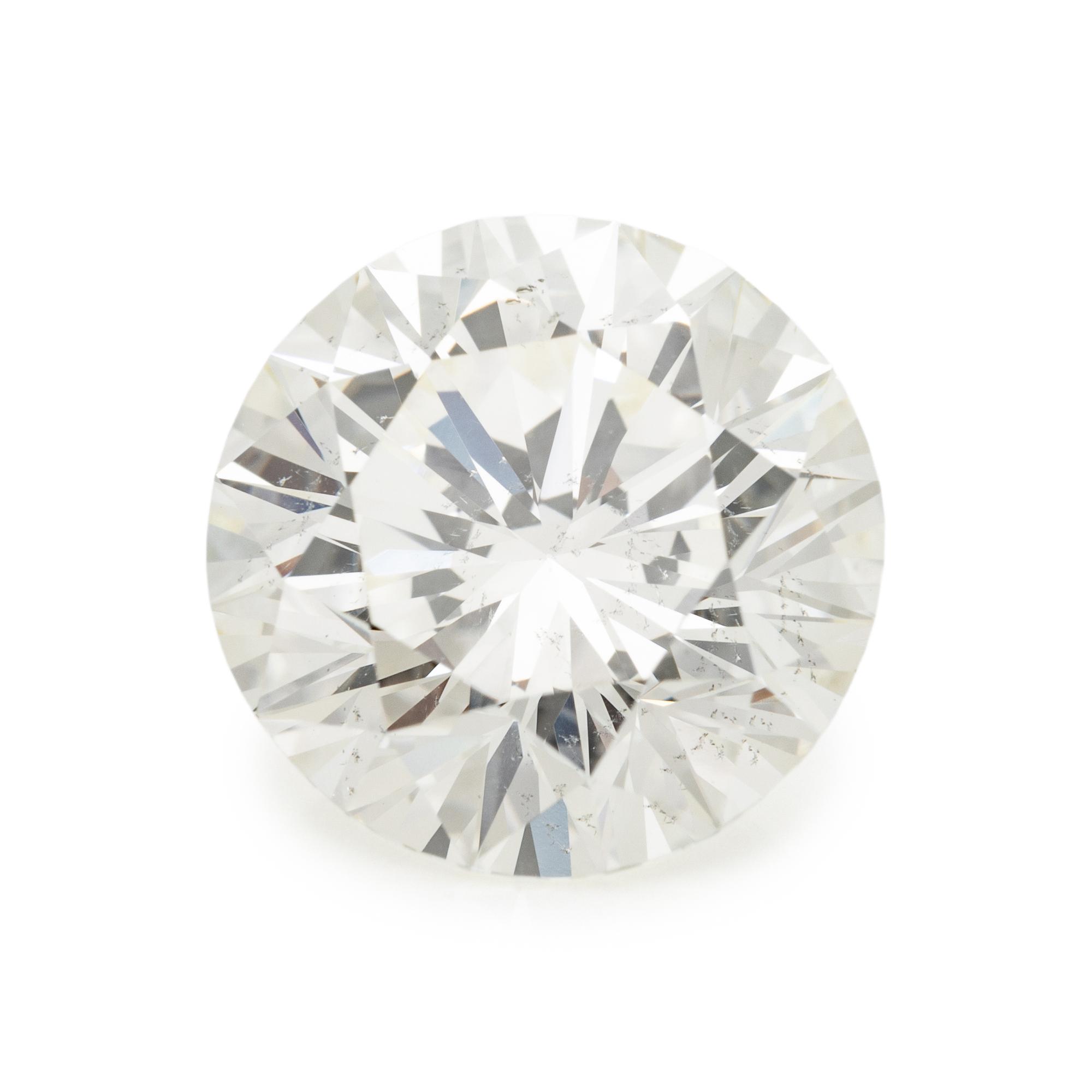 3.19 CARAT ROUND BRILLIANT CUT DIAMOND