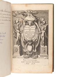 [PORTRAITS]. T heatrum honoris in quo nostri Apelles, saeculi seu Pictorum, qui patrum nostrorum memoria vixerunt celebriorum praecipue quos Belgium tulit, verae et ad vivum expressae imagines in aes incisa exhibentur . Amsterdam: Joannes Janssonius, 1618.