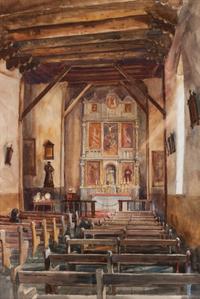 Interior: St Francis Mission Rachos de Taos