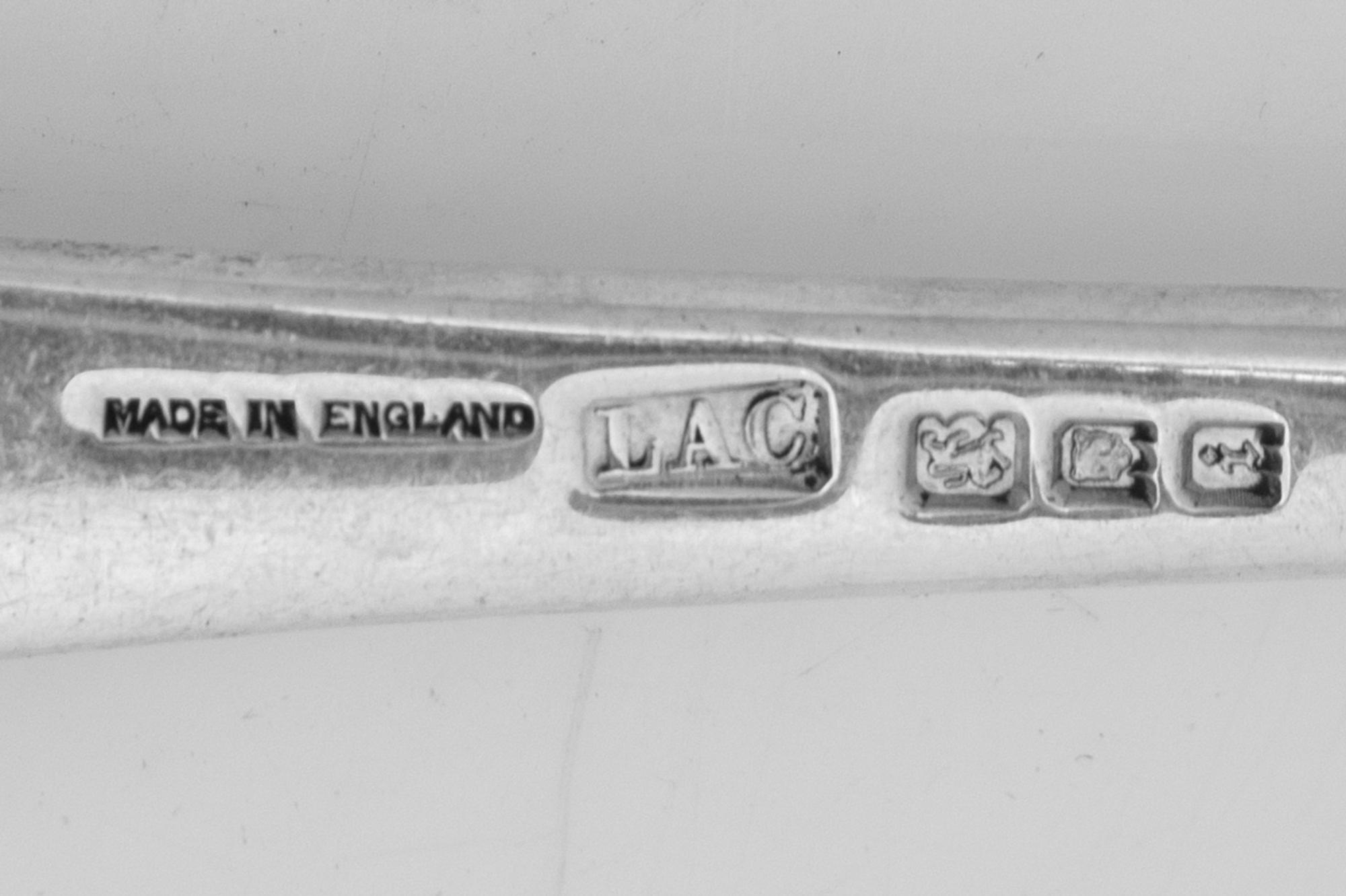 An English Silver Flatware Service