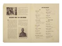 [ART]. MacLeish, Norman. Exhibition of Negro Artists of Chicago . Washington, DC: Howard University Gallery of Art, 1941.