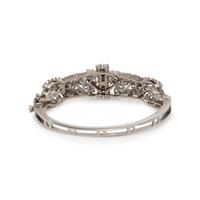 WHITE GOLD AND DIAMOND BANGLE BRACELET
