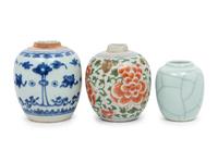 Three Chinese Porcelain Jars