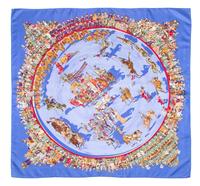 An Hermes 90cm Silk Scarf, 36"x36".