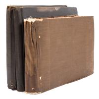 (CHICAGO) PHOTO ALBUM. Three photo albums with 229 linen-backed photos of Chicago and the Midwest.