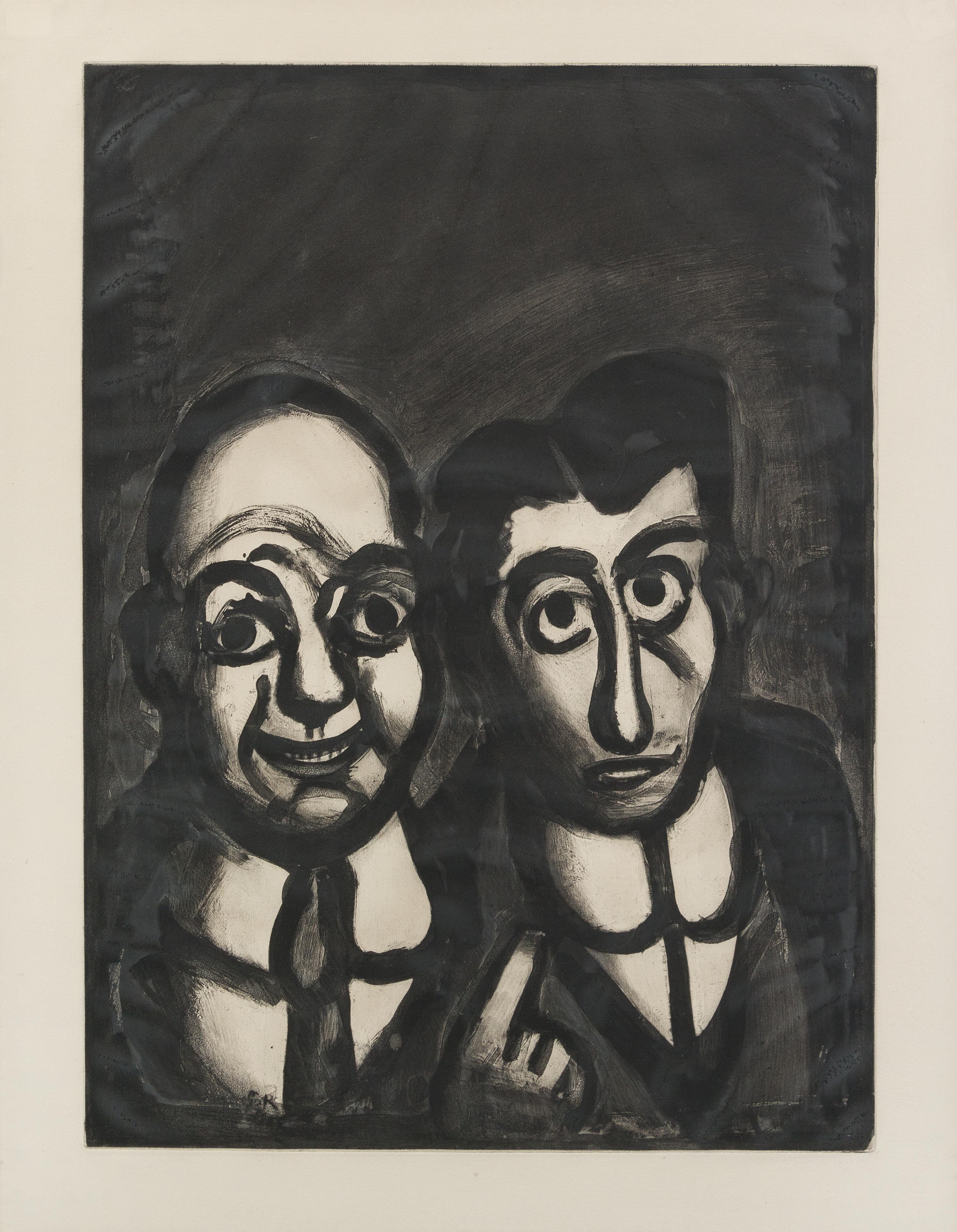 Georges Rouault, (French, 1871-1958), Nous Sommes Fous, 1922