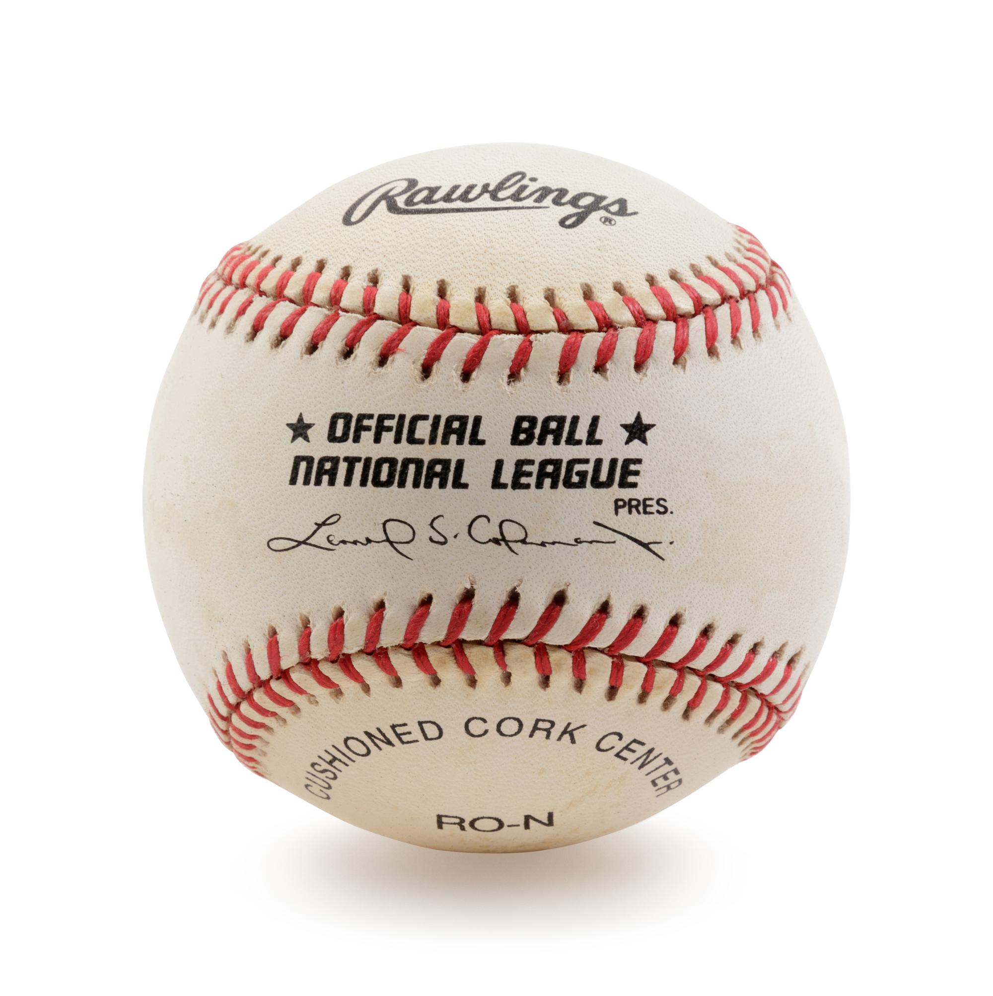 A Group of Six Johnny Bench Signed Baseballs,
