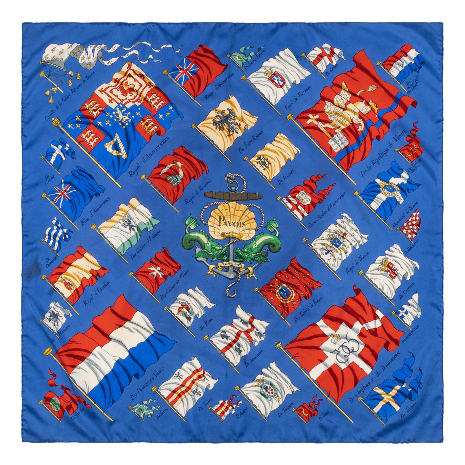 Four Hermès Scarves