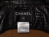 Chanel, Deep Brown Croc-Effect Gilet, F/W 2003