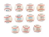 A Group of 11 300 Win Club Signed Autograph Baseballs (Beckett Authentication Services),