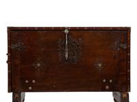 A Spanish Renaissance Style Walnut Vargueno on Later Stand