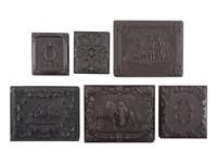 [EARLY PHOTOGRAPHY]. A group of 10 Union cases highlighted by half plate Washington Monument case and ninth plate glass window case.