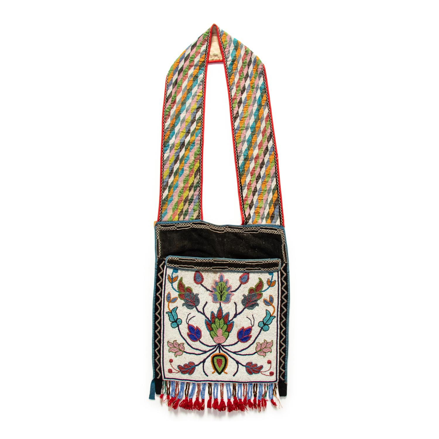 Anishinaabe Beaded Bandolier Bag