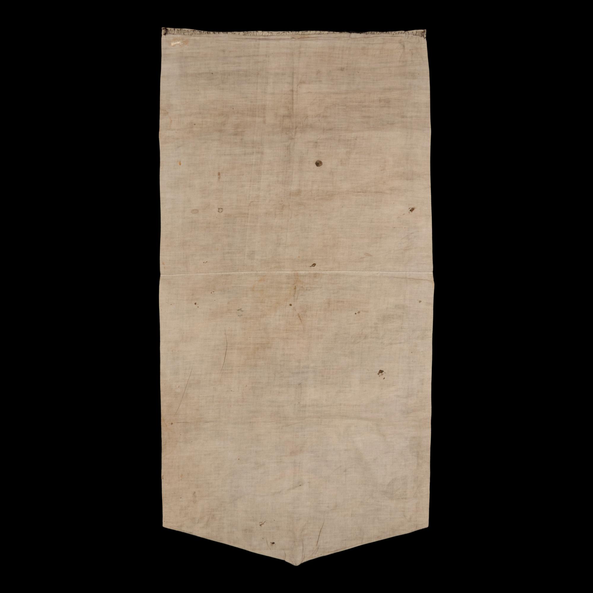 A Chinese Maroon Ground Embroidered and Kesi Silk 'Xiezhi' Rank Badge, Late 19th Century 清晚期 絳紅地緙絲納紗御史獬豸補子