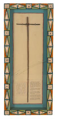 Double-sided Wall Hanging and Shadow Box from Shiprock Trading Post