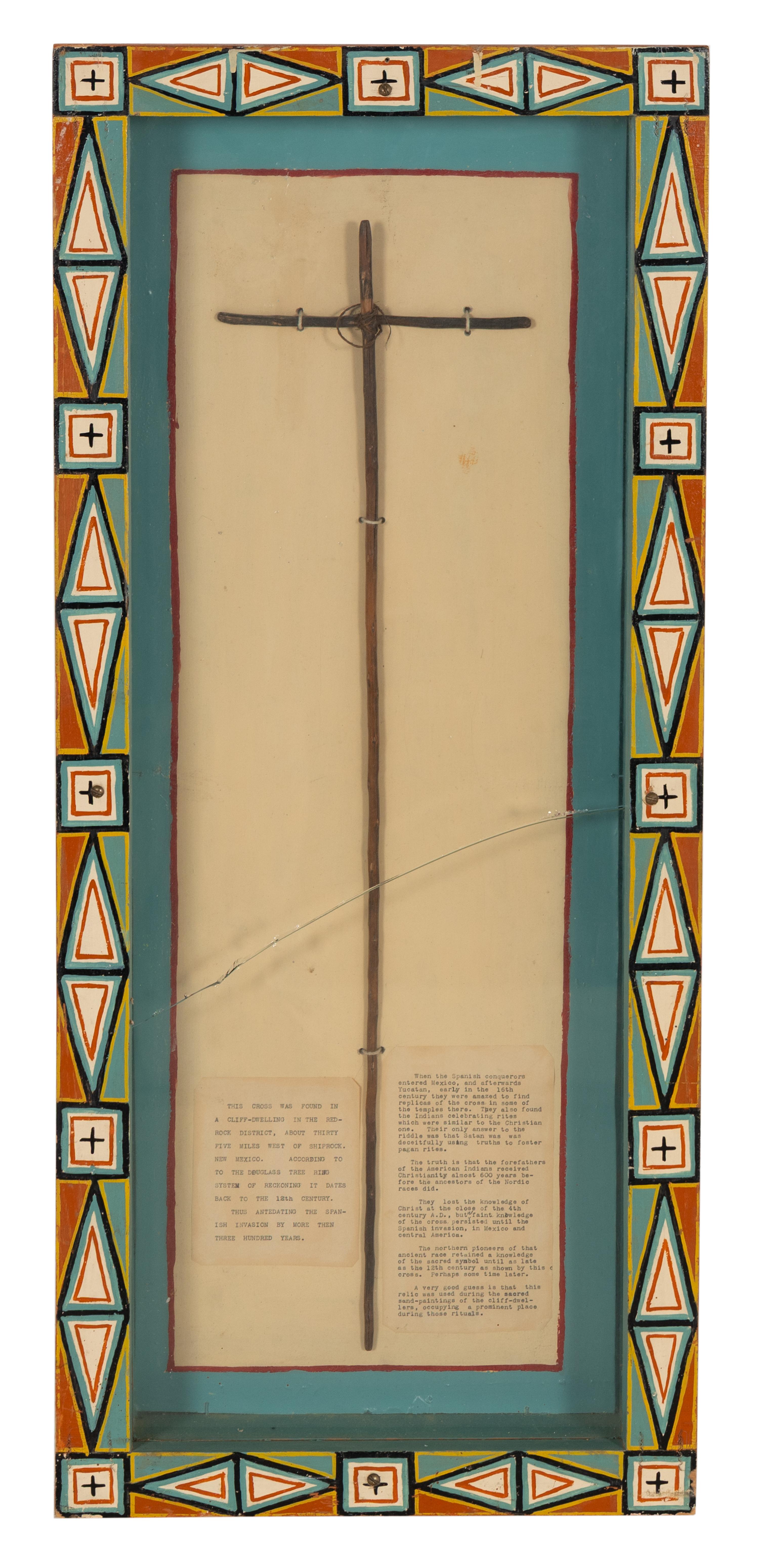 Double-sided Wall Hanging and Shadow Box from Shiprock Trading Post