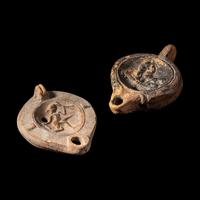 Five Roman Terracotta Erotic Oil Lamps