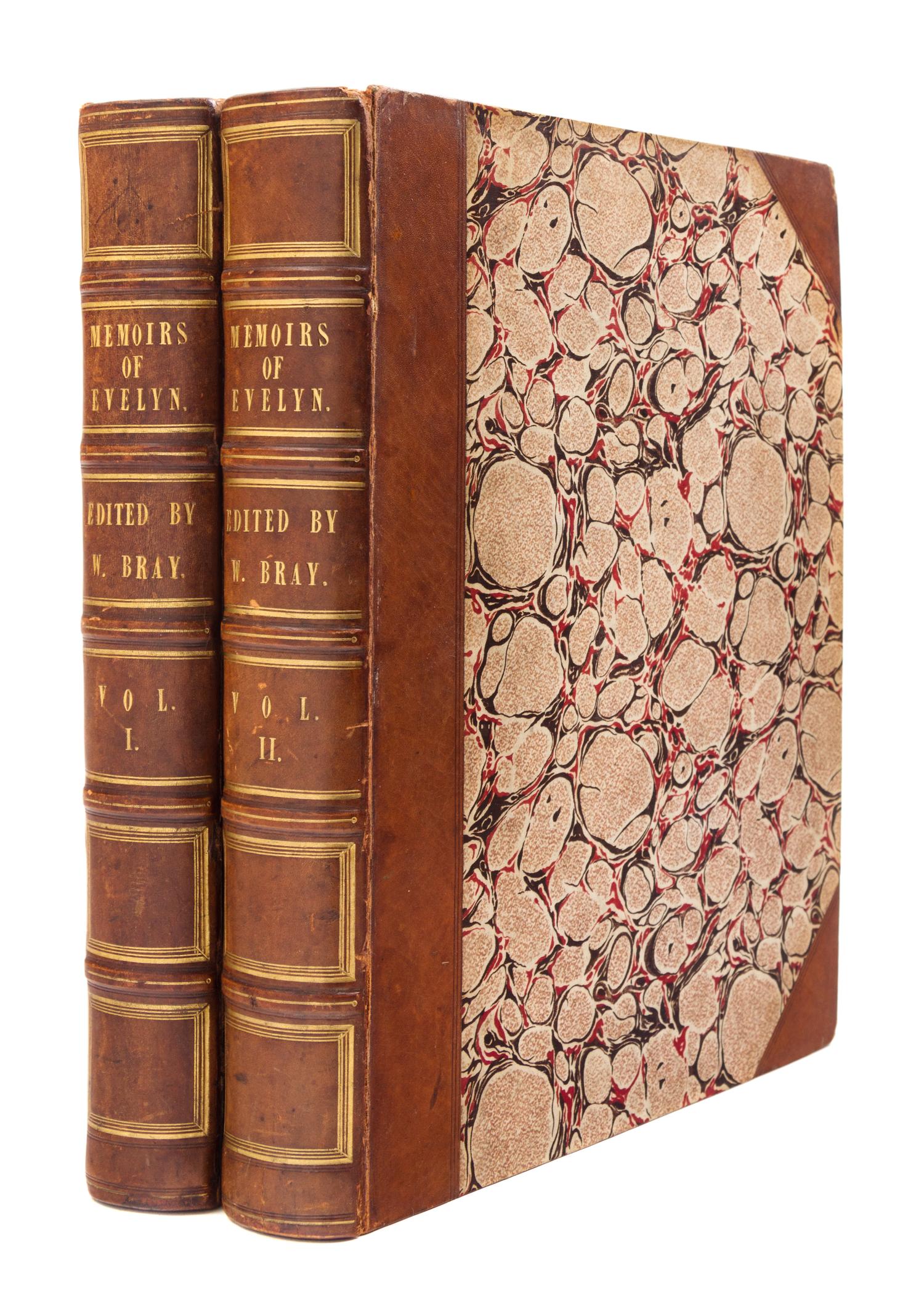 EVELYN, JOhn (1620-1706). Memoirs, Illustrative of the Life and Writings of John Evelyn. London: Henry Colburn, 1818. BERLAND COPY.
