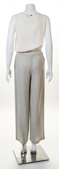 A Chanel Pant and Blouse Set, Pants size 40, Blouses no size.
