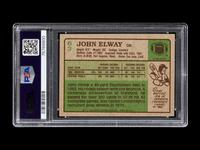 A Group of PSA Graded Hall of Fame Football Rookie Cards Including Joe Montana, Dan Marino and John Elway,