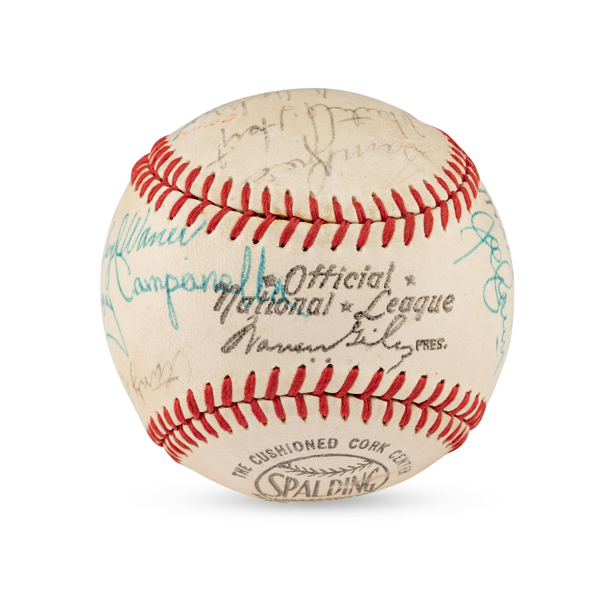 A Multi Signed Baseball Featuring Casey Stengel, Additional Hall of Famers and Notables (Beckett Authentication Services Letter of Authenticity)