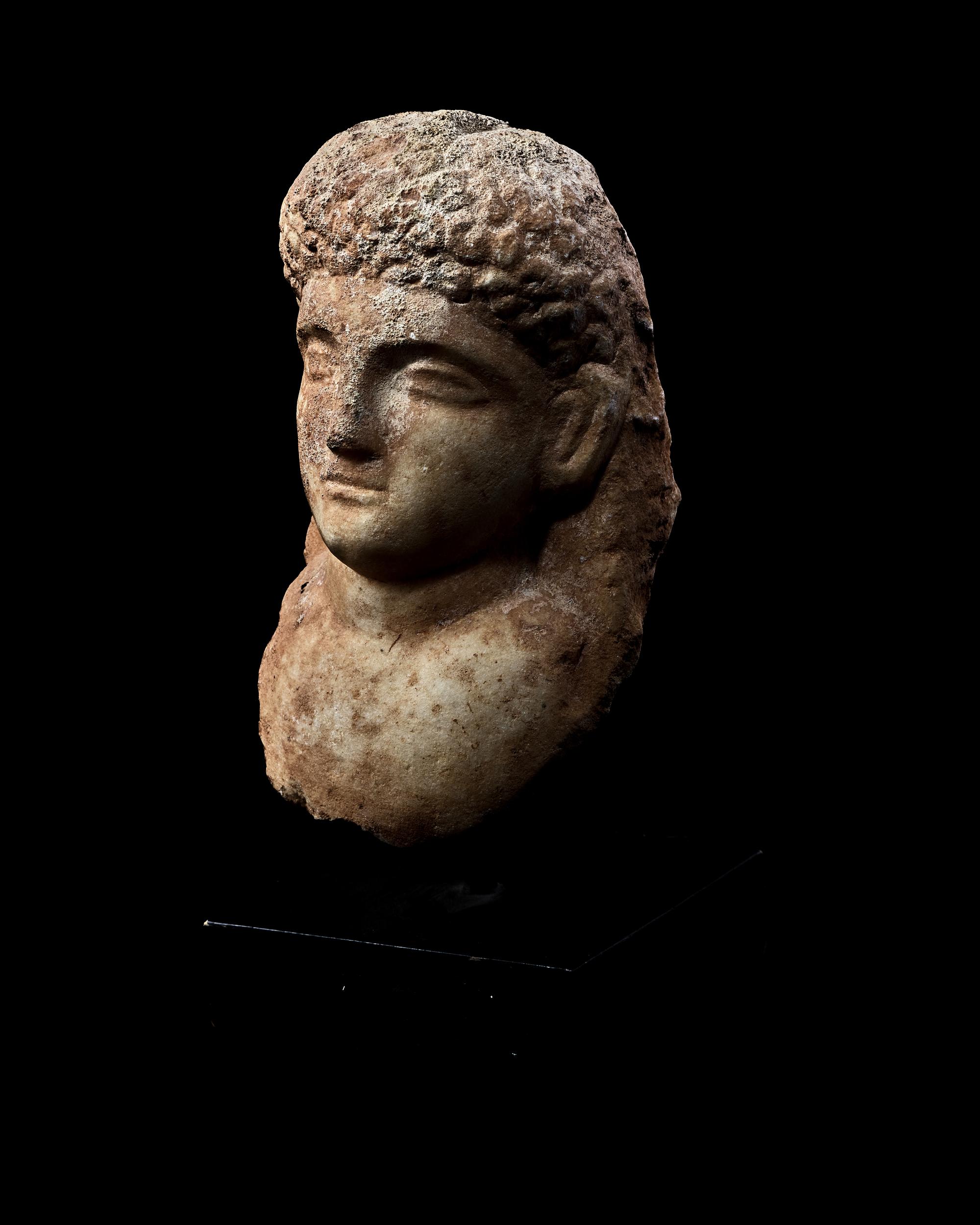 A Roman Marble Bust of a Youth