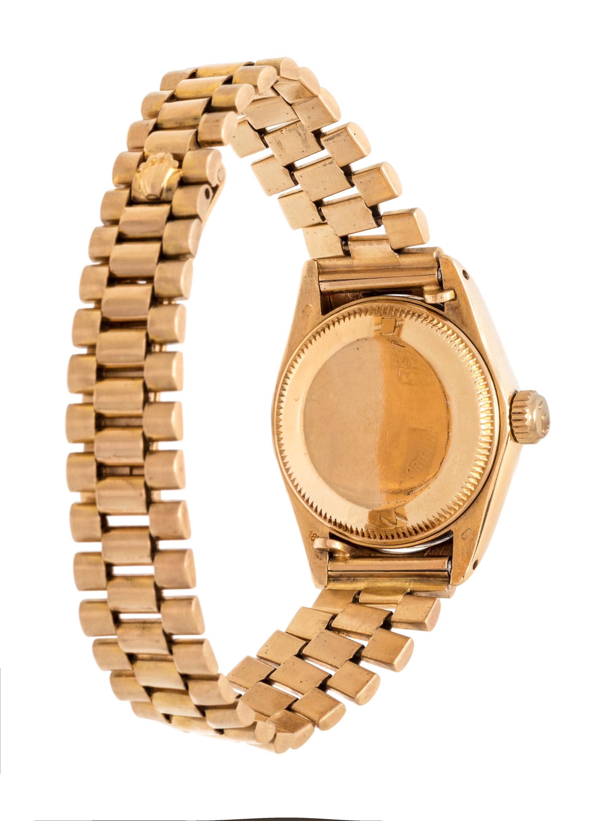 ROLEX, REF. 6917 18K YELLOW GOLD 'OYSTER PERPETUAL DATEJUST' WRISTWATCH, CIRCA 1982