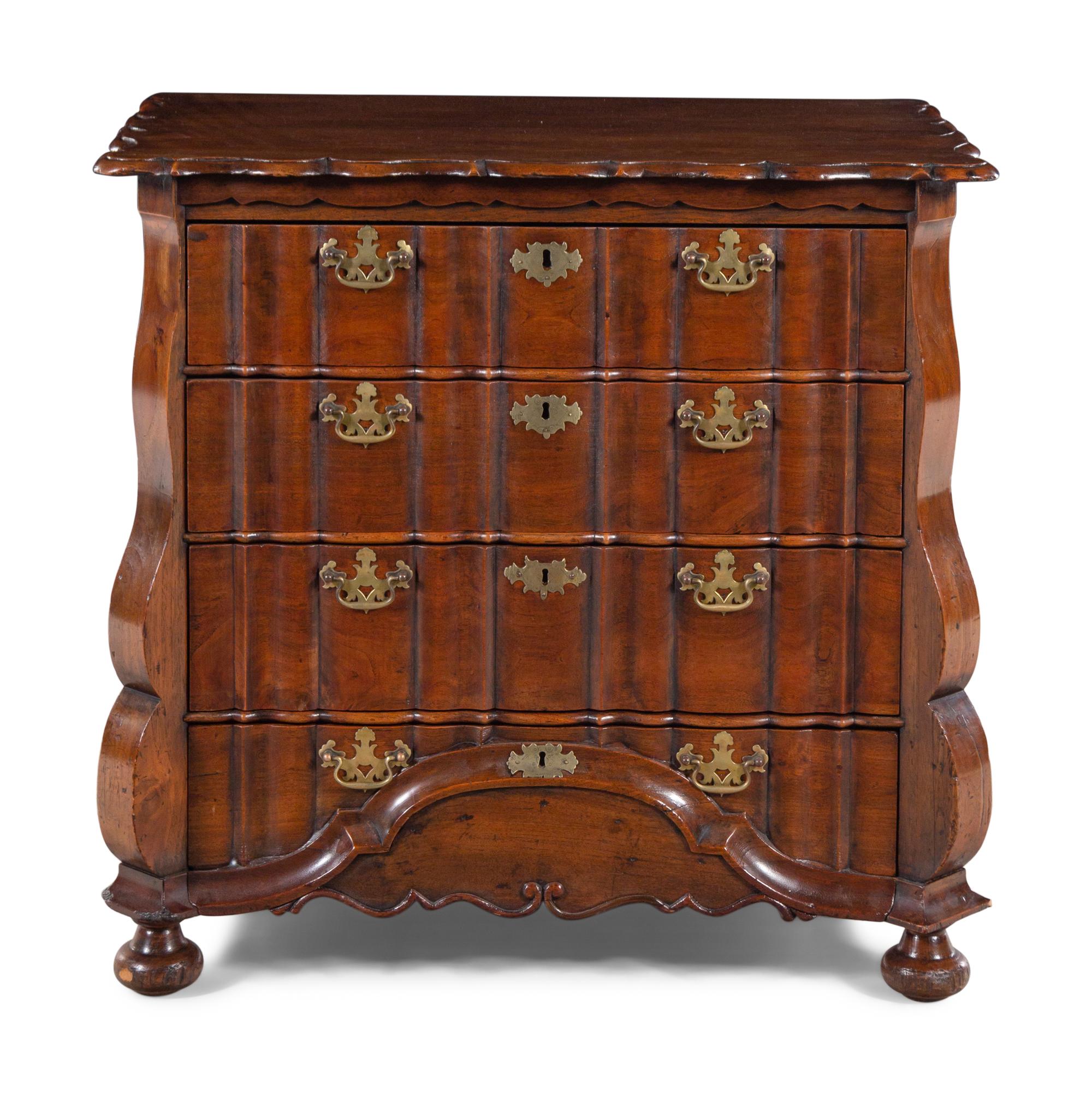 A Dutch Oak Chest of Drawers