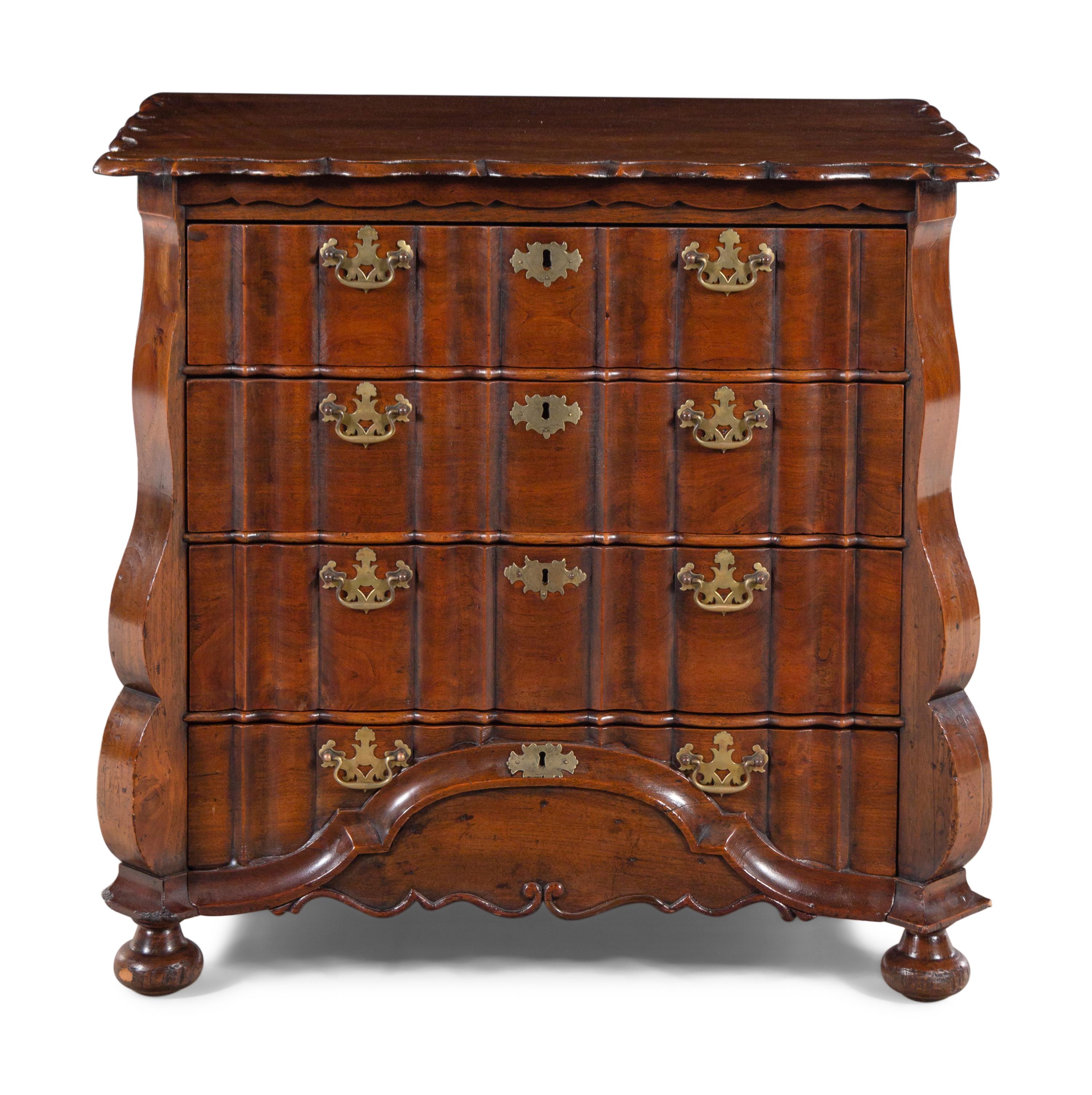 A Dutch Oak Chest of Drawers