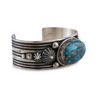 Sterling Silver and Turquoise Cuff Bracelet