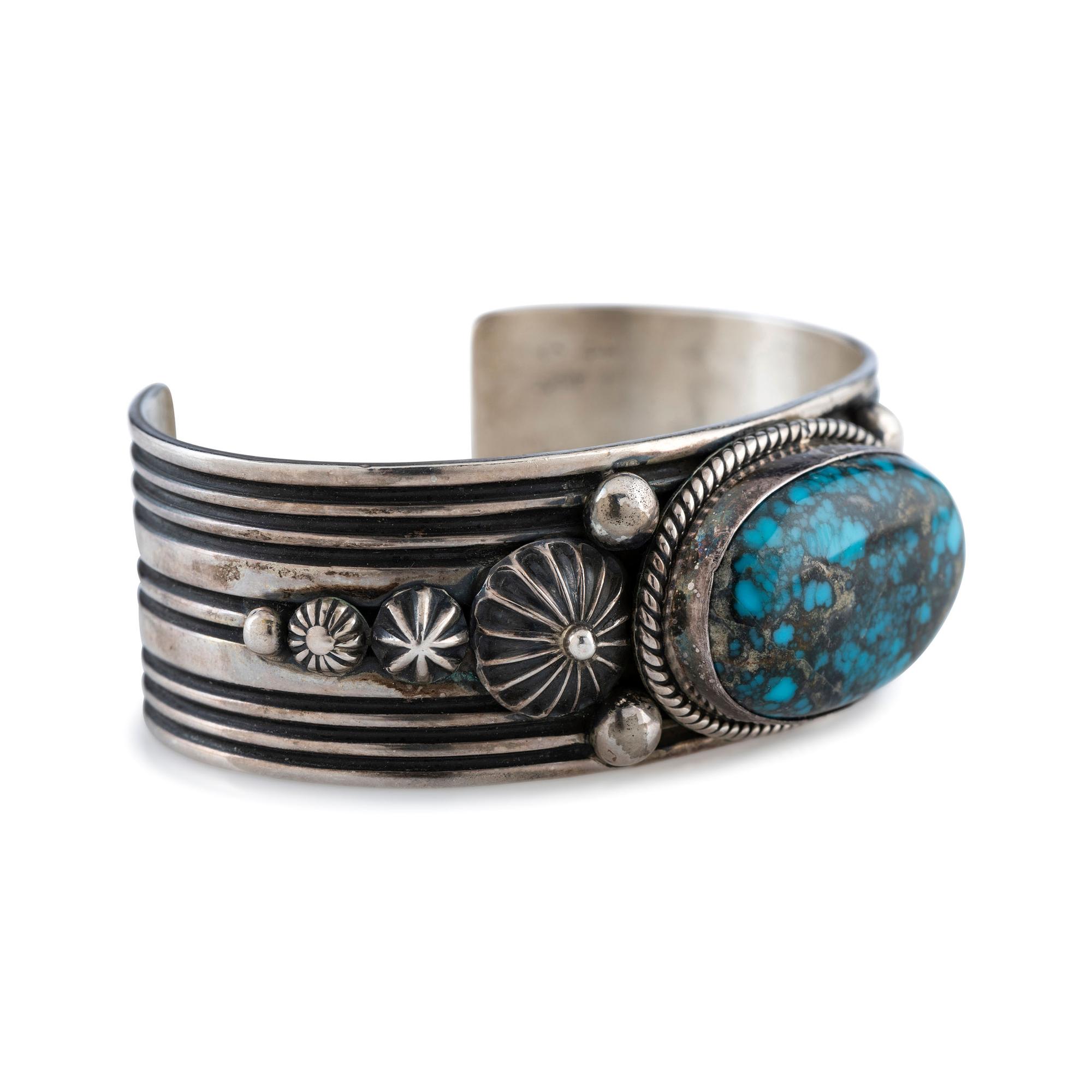 Sterling Silver and Turquoise Cuff Bracelet