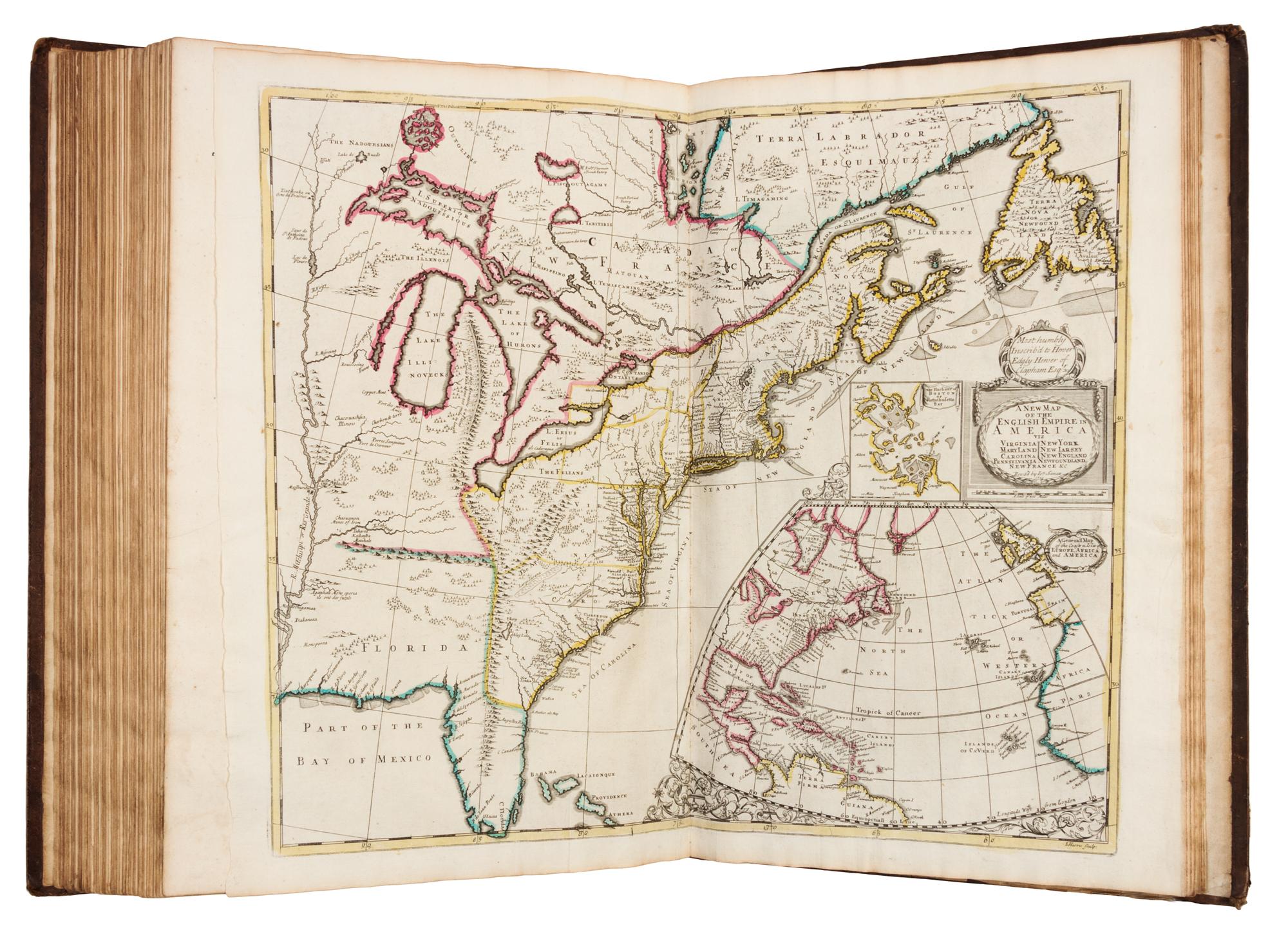 [SENEX, John]. A New General Atlas. London: for Daniel Browne, 1721.