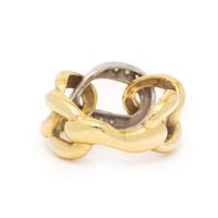 Bicolor Gold and Diamond Ring
