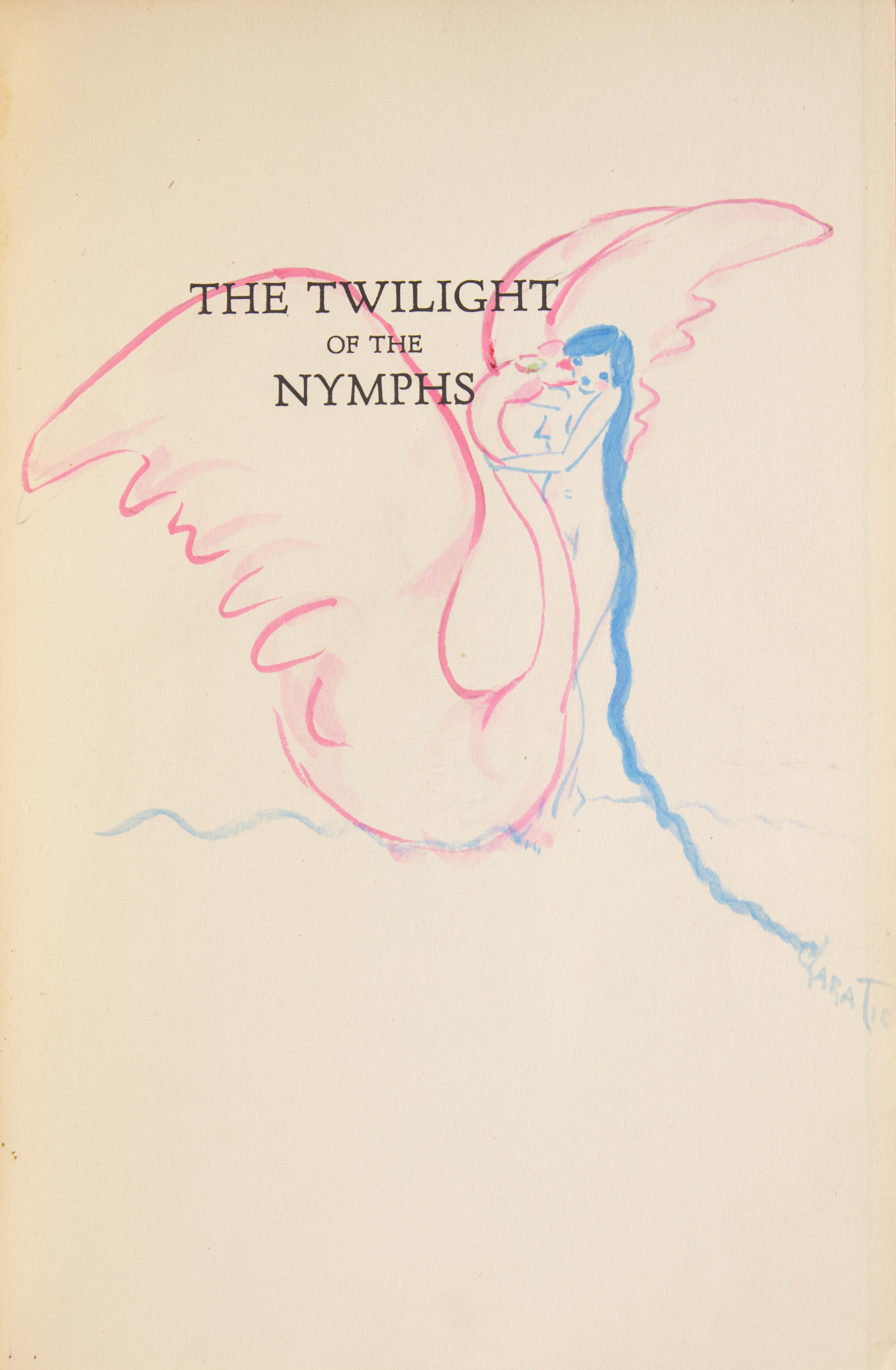 [Literature] [Tice, Clara] Louys, Pierre. Group of 2 Titles, each with an Original Drawing