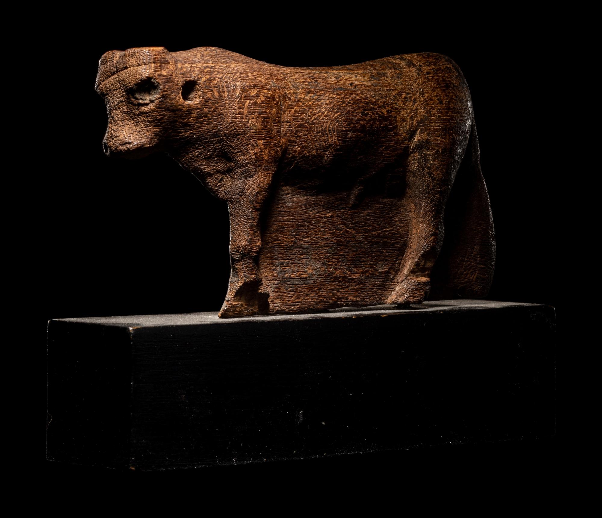 An Egyptian Wood Apis Bull