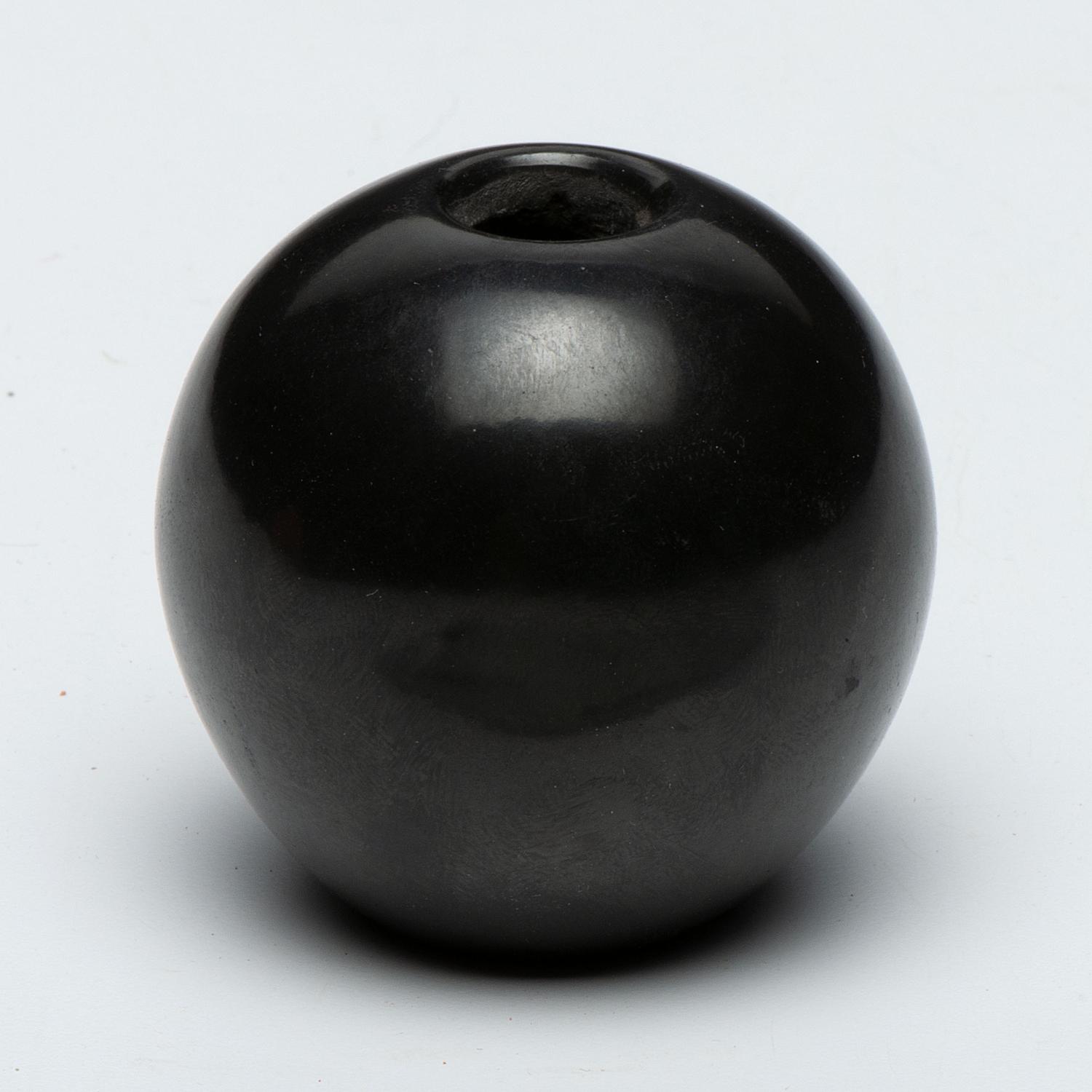 Black, Red, and Sienna Sgraffito Seed Jar, with Iktomi