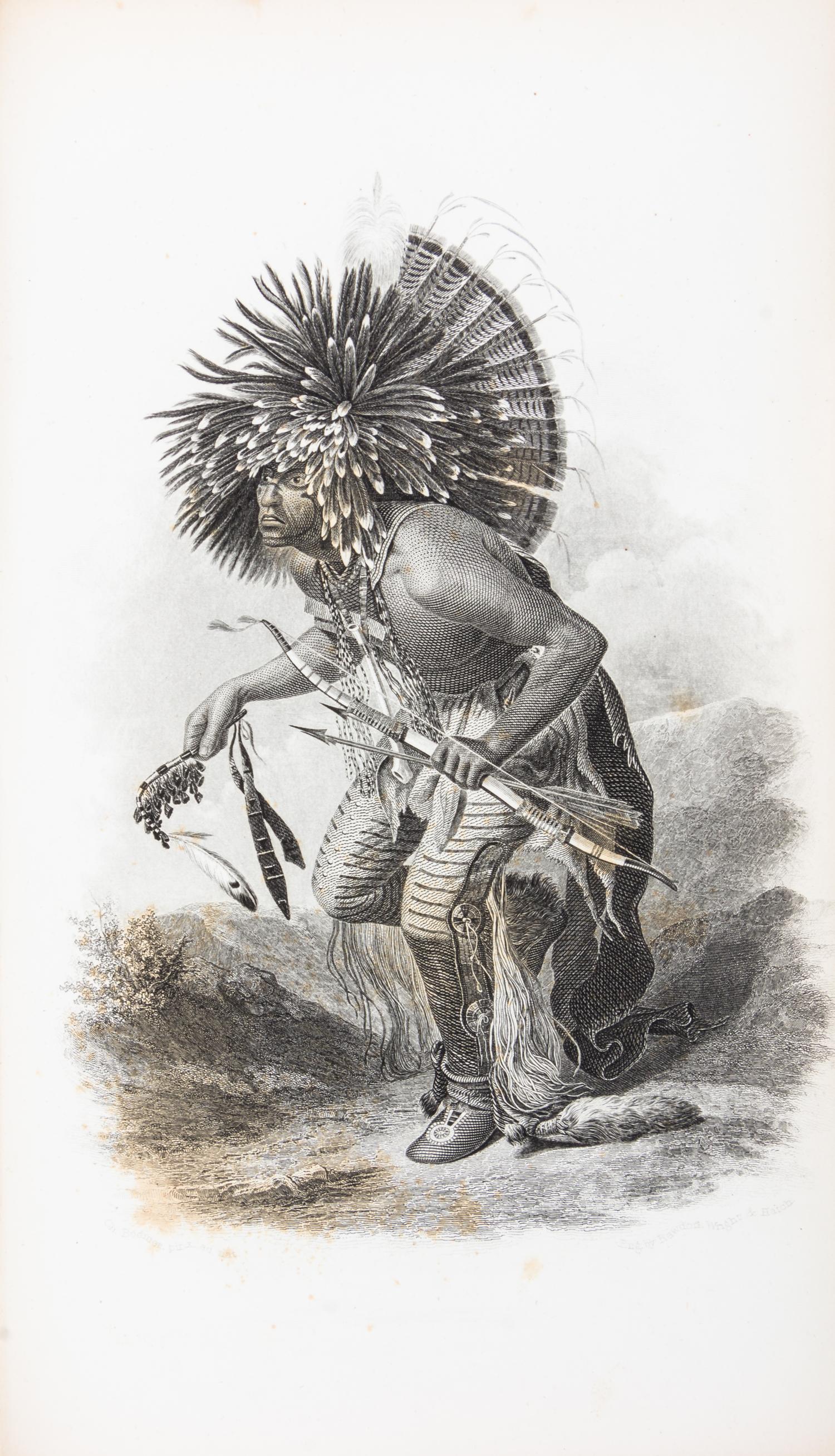 CATLIN, GEORGE. Letters and Notes on the Manners... of the North American Indians. Phil., 1857. 2 vols.