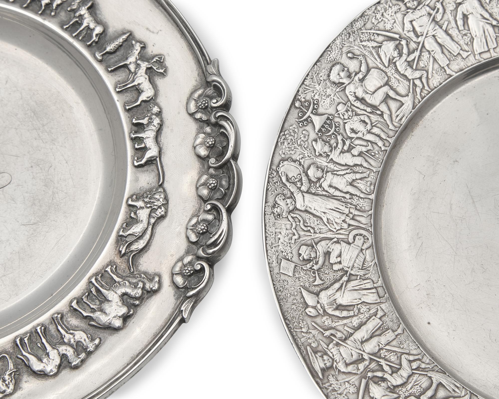 An Assembled Group of Eight Children's Sterling Silver Wares, Gorham Mfg. Co., Providence, RI, and Tiffany & Co., New York, NY, Late 19th / Early 20th Century