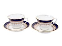 A Royal Worcester Regency Porcelain Dinner Service