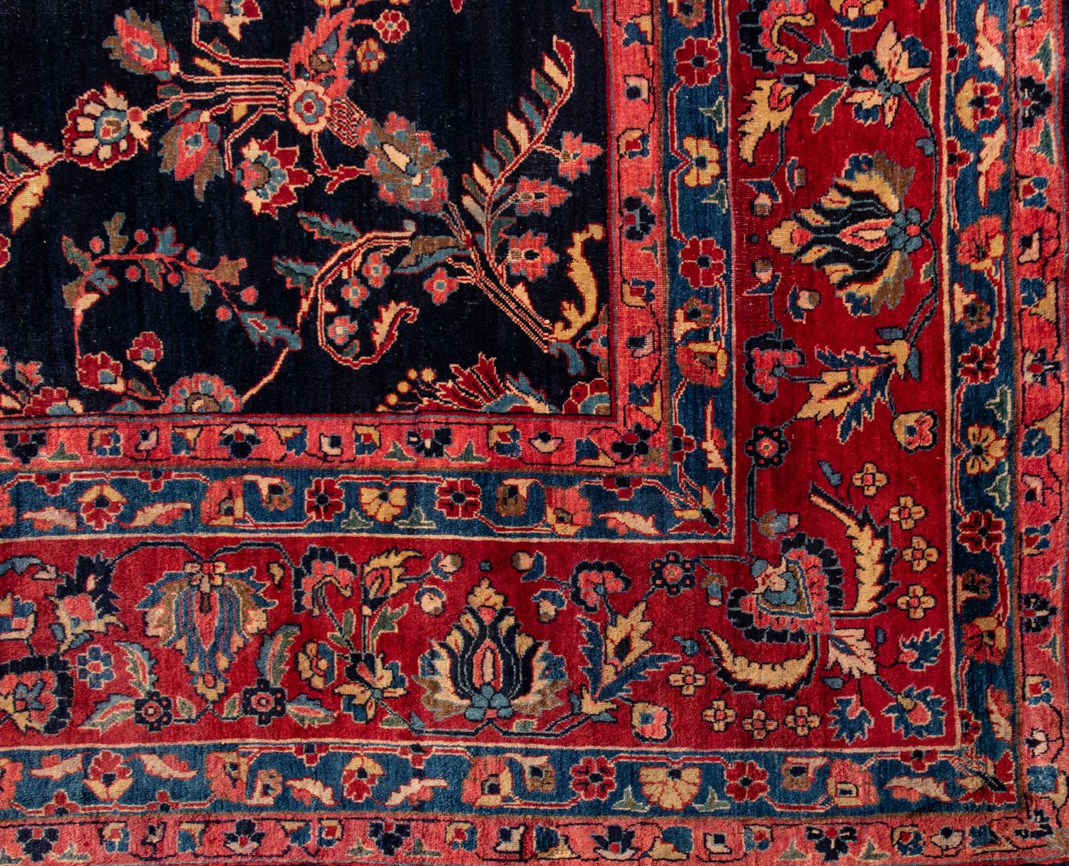 A Mohajeran Sarouk Wool Rug