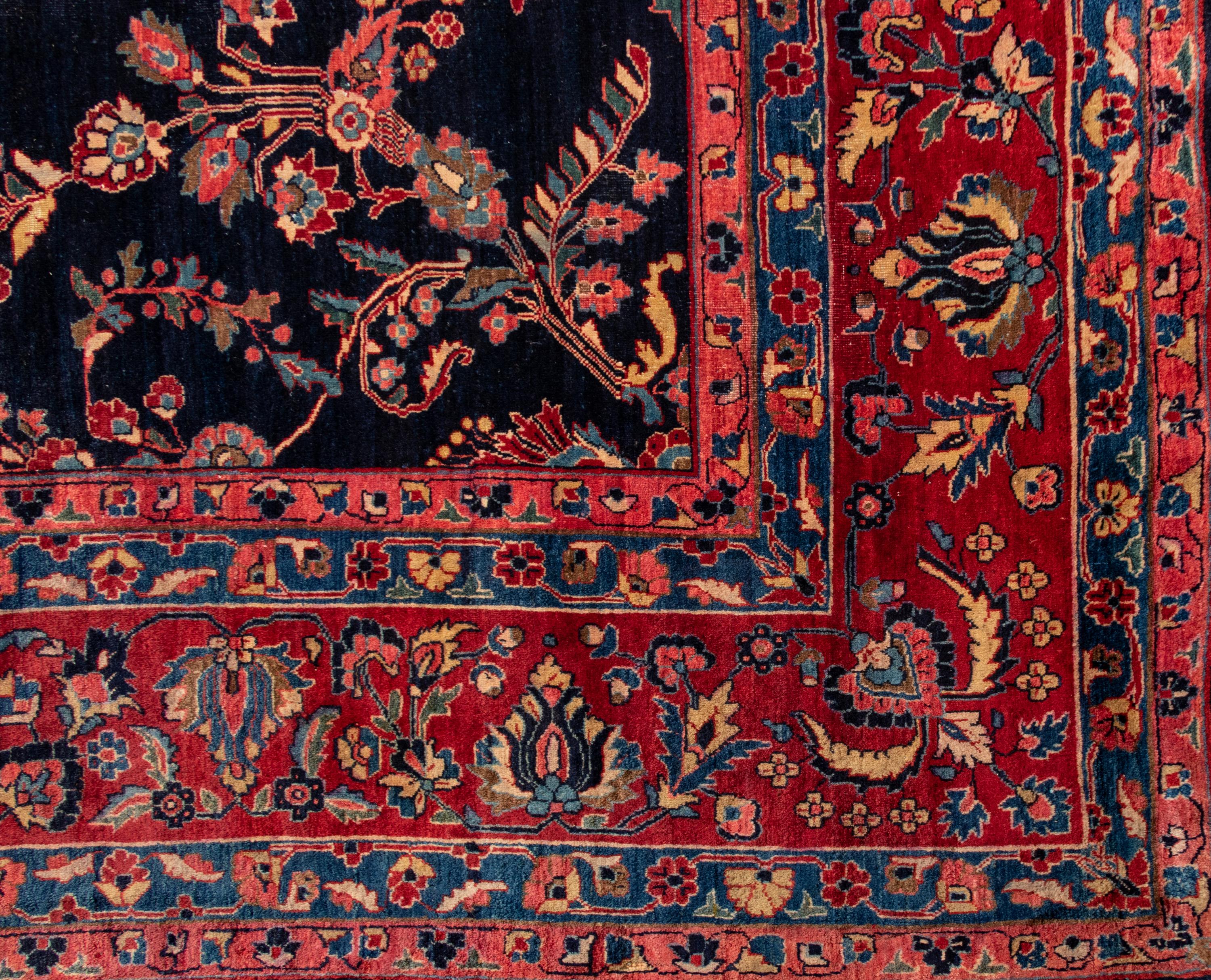 A Mohajeran Sarouk Wool Rug