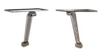 A Pair of Art Deco Style Steel Console Table Bases