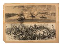 [CIVIL WAR]. A group of engravings presenting scenes and subjects mostly related to enslavement and the Civil War.