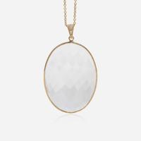A 14K Yellow Gold and Rock Crystal Suite