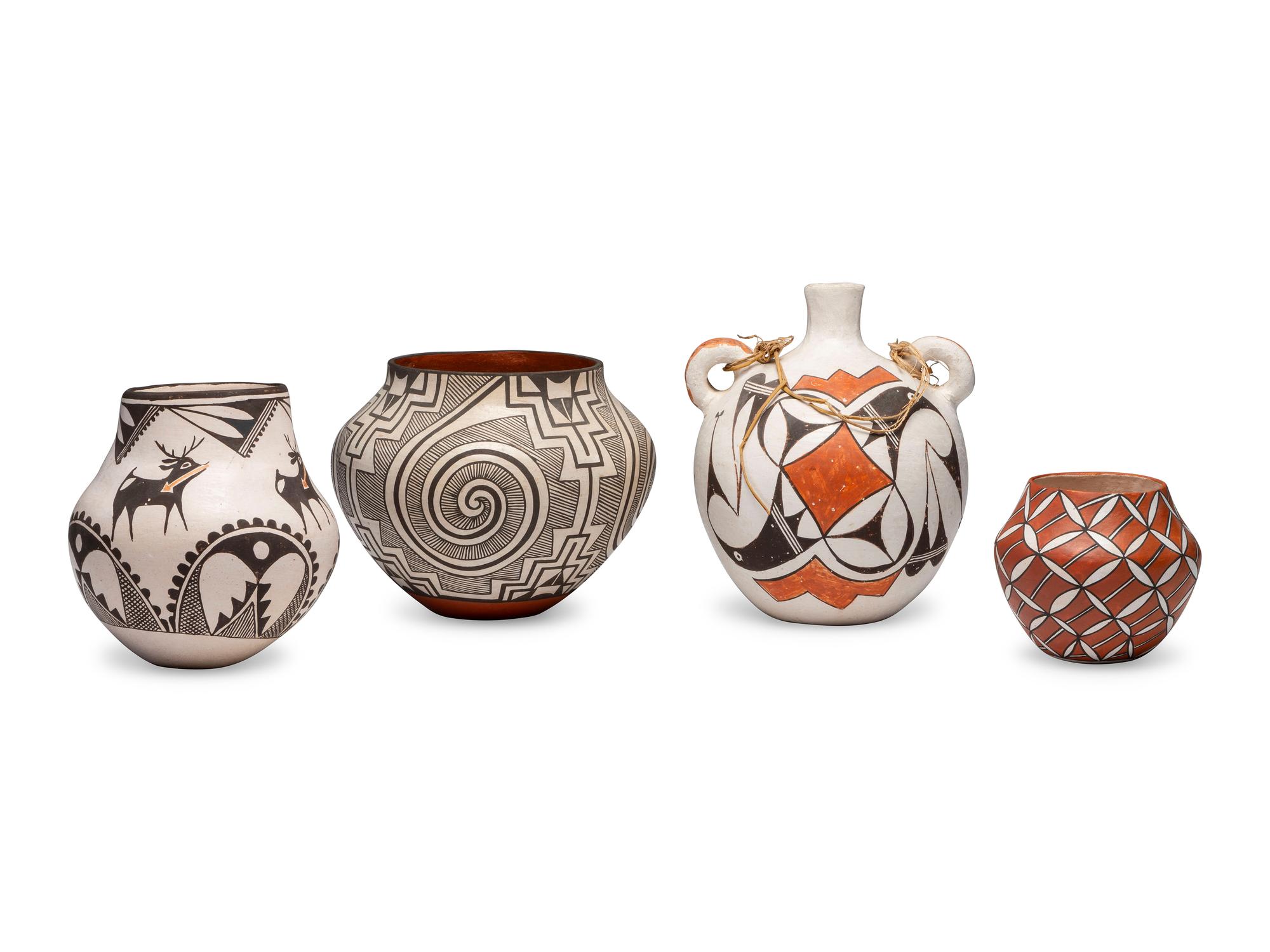 Collection of Acoma Pottery