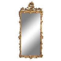 A Pair of Louis XV Style Giltwood Pier Mirrors