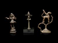 Three Indian Bronze Figures