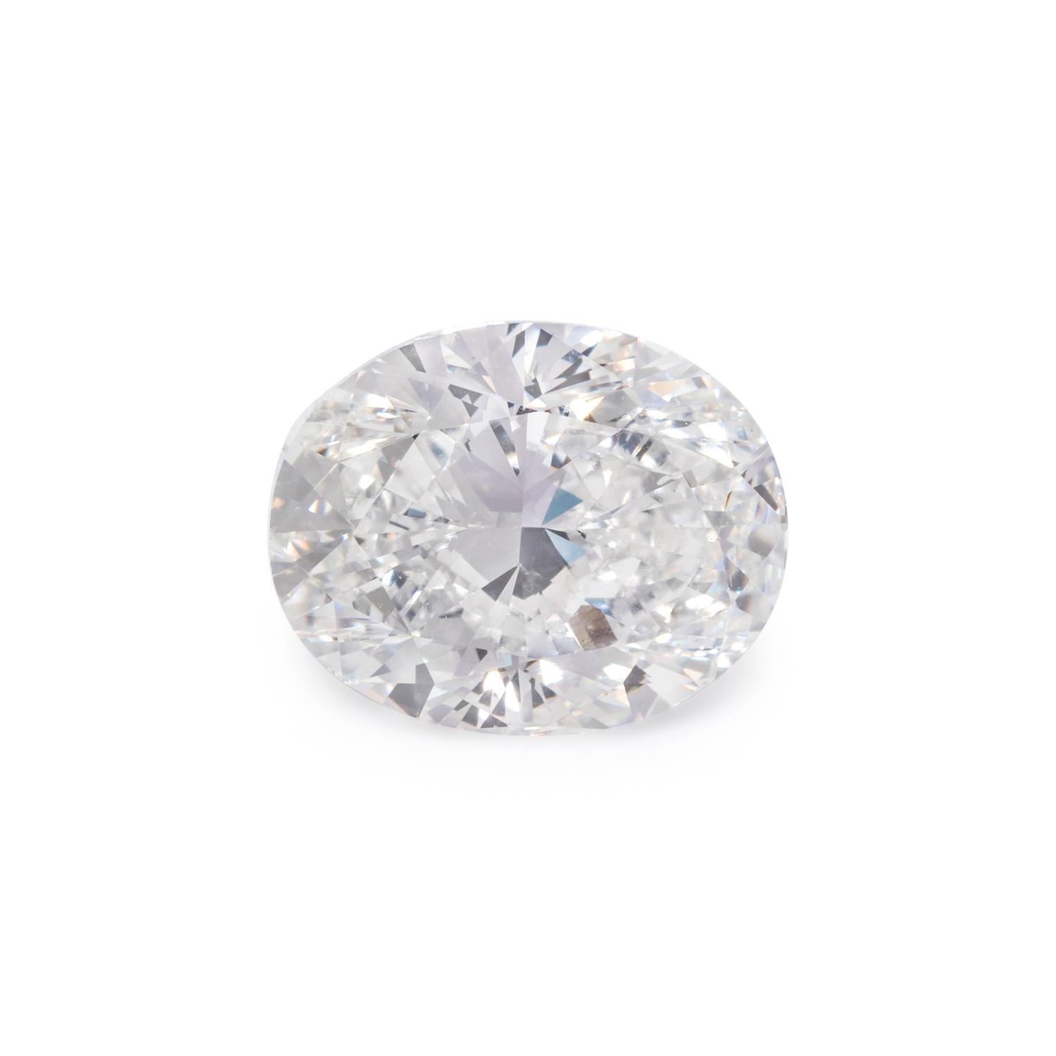 4.00 CARAT OVAL MODIFIED BRILLIANT CUT DIAMOND